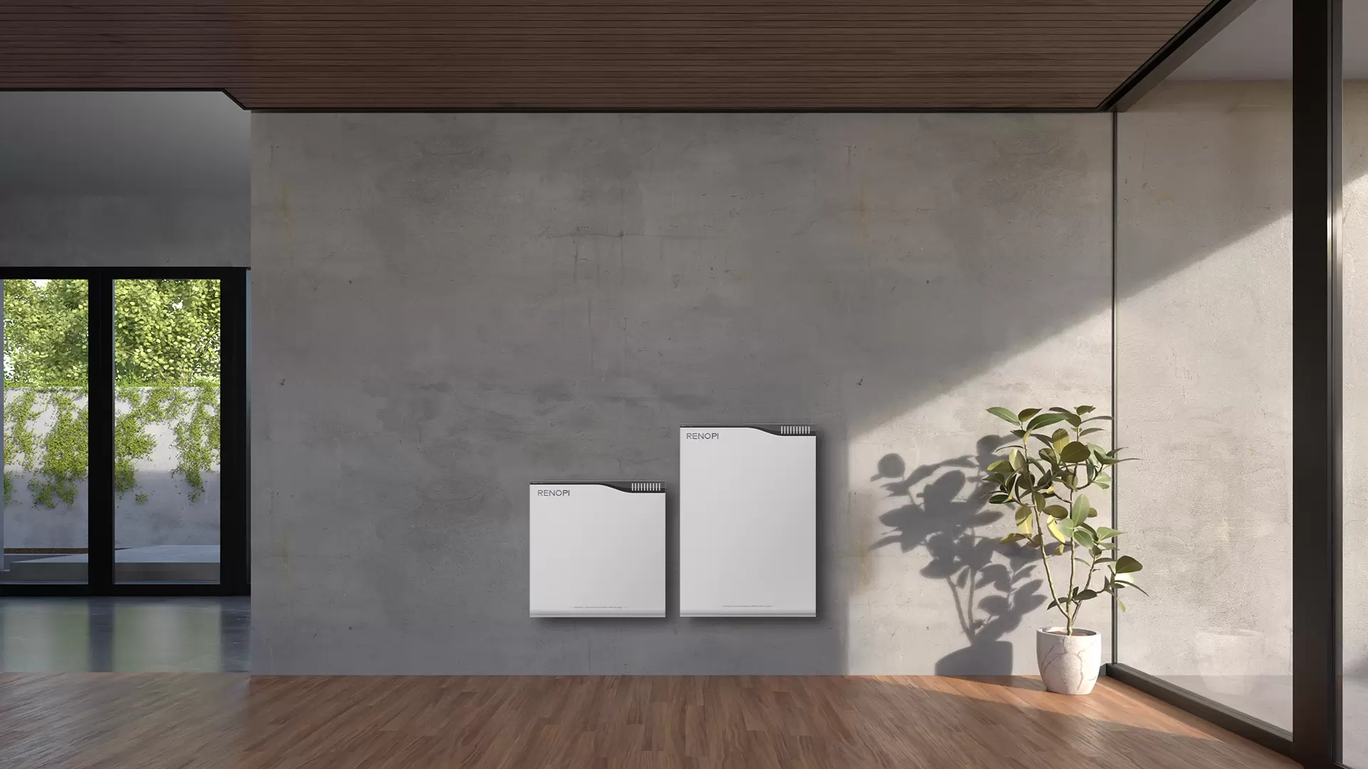 Sistema de almacenamiento de energía montado en la pared